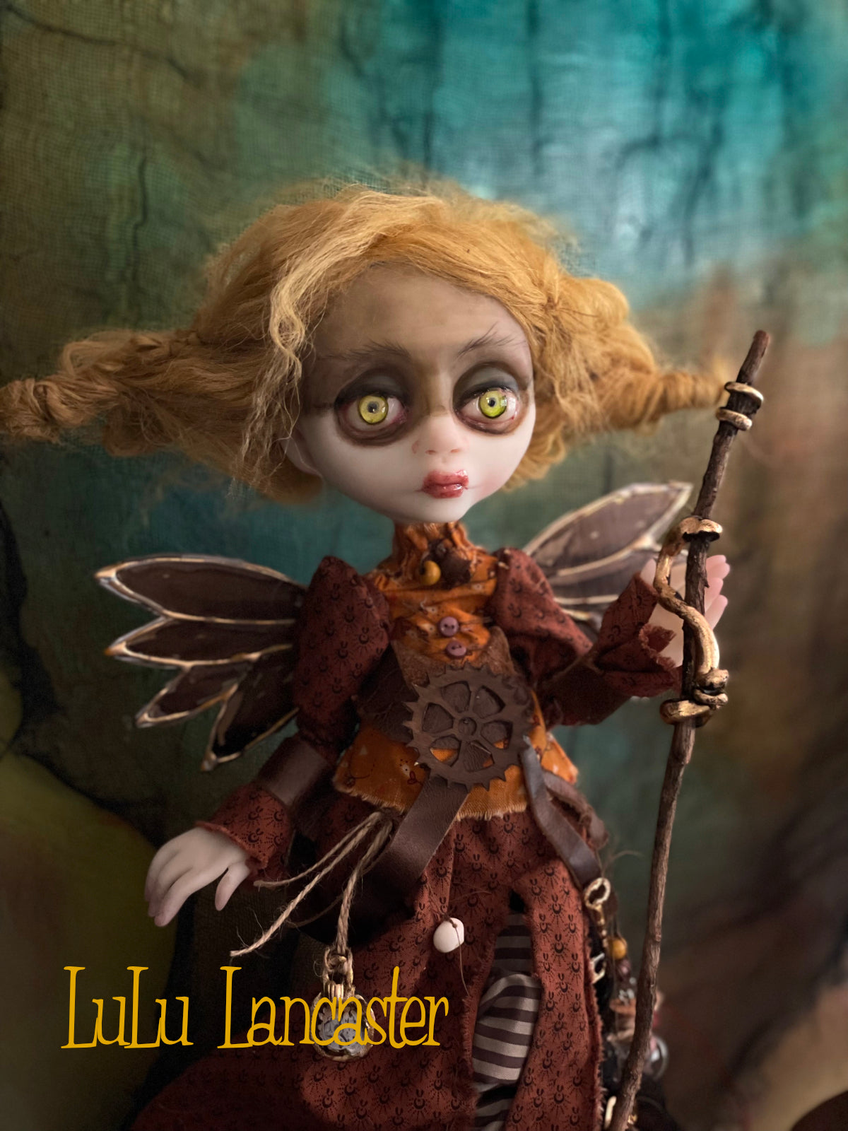Sylph SteamHart Steampunk Witch Halloween Original LuLu Lancaster Art Doll