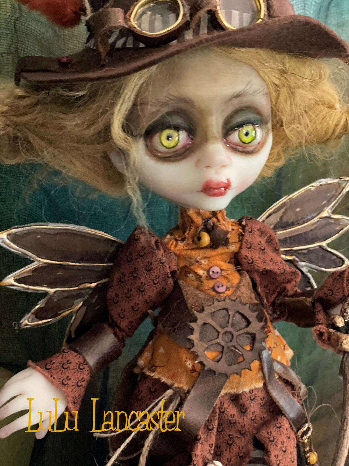 Sylph SteamHart Steampunk Witch Halloween Original LuLu Lancaster Art Doll