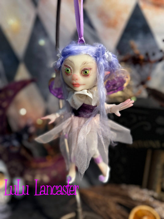 Ticky Sugarplum fairy Mini Christmas hanging Original LuLu Lancaster Art Doll