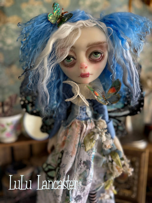 Olette the Blue Butterfly Original LuLu Lancaster Art Doll
