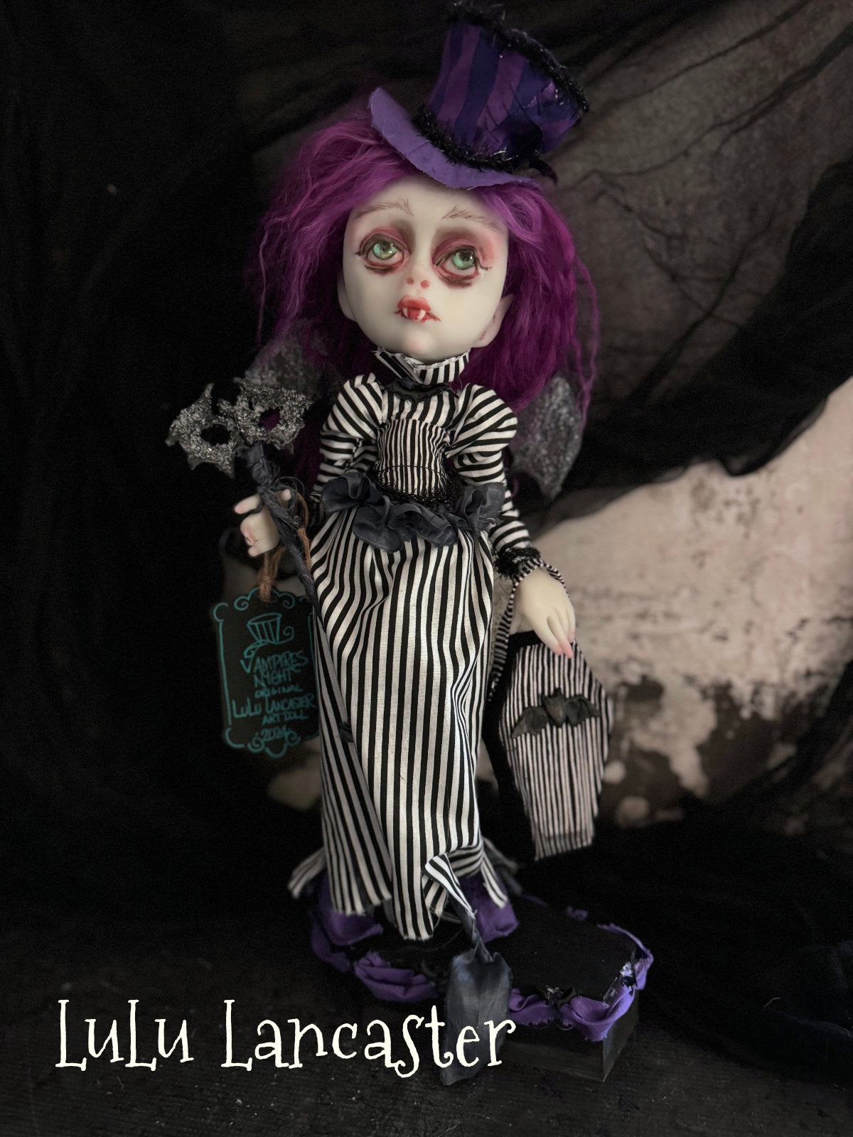 Vampire Night ~ Halloween Original LuLu Lancaster Art Dolls
