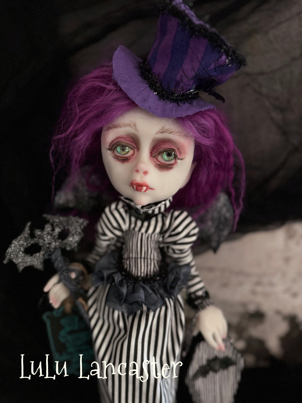 Vampire Night ~ Halloween Original LuLu Lancaster Art Dolls