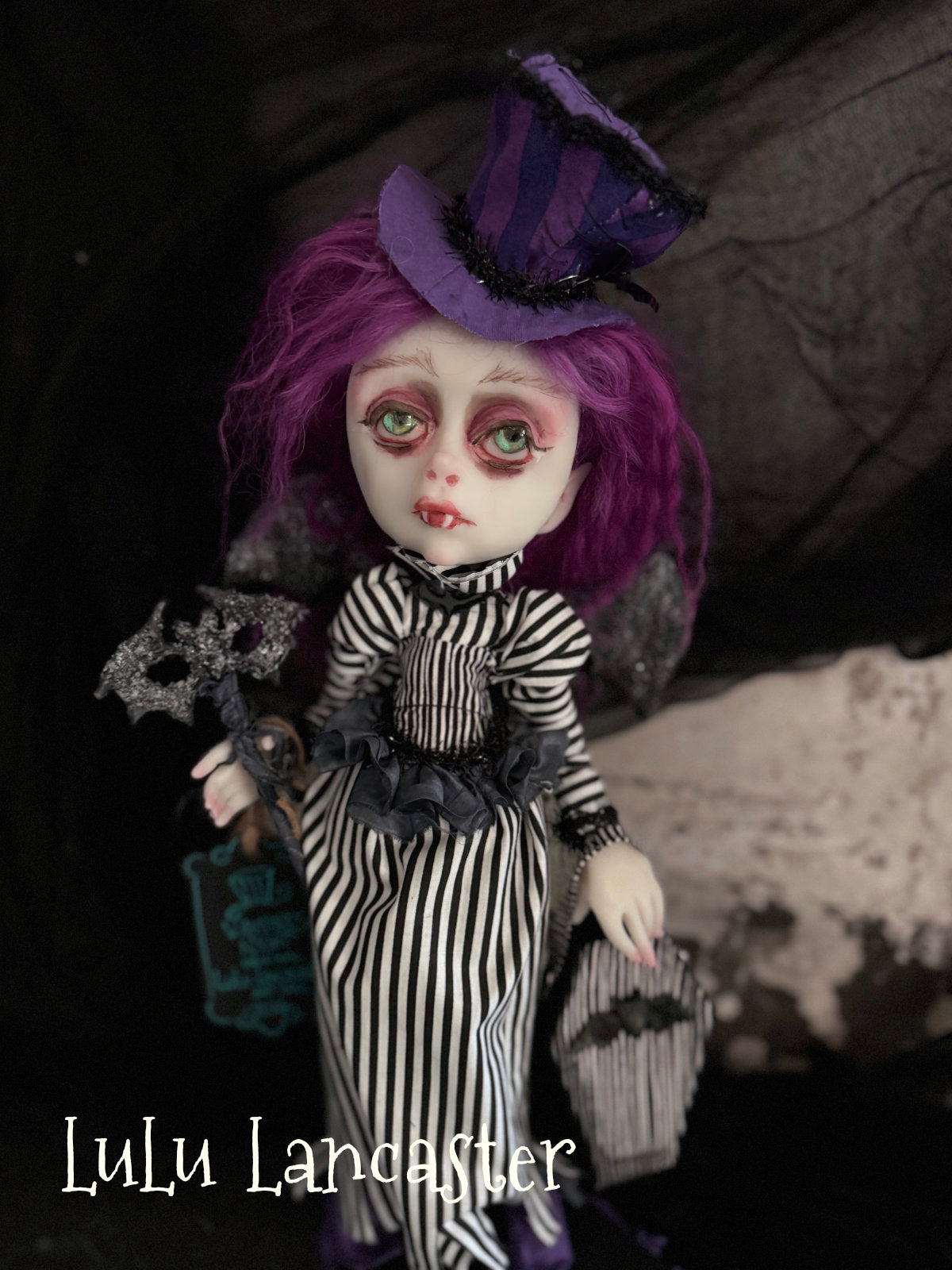Vampire Night ~ Halloween Original LuLu Lancaster Art Dolls