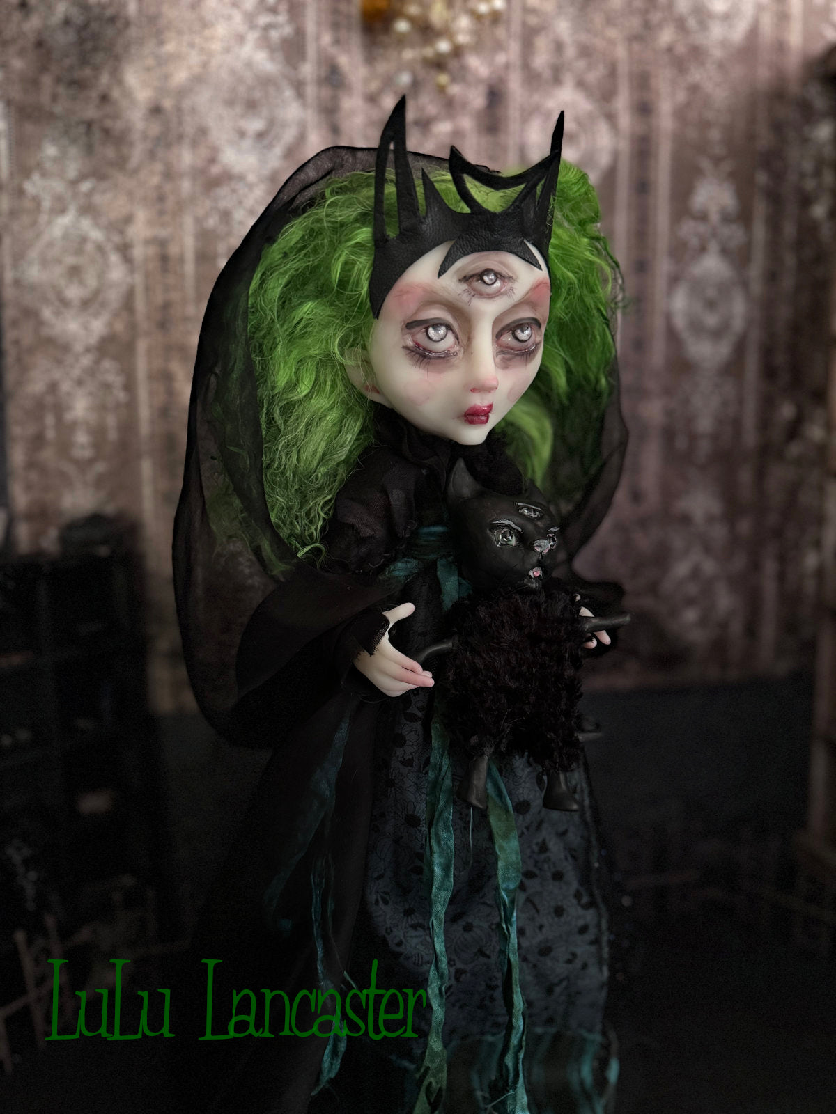 Verity the 3rd eye Witch Original LuLu Lancaster Art Doll