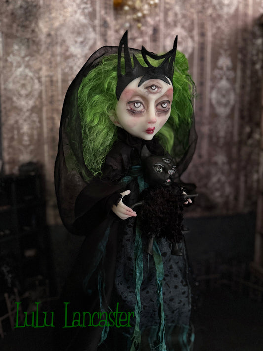 Verity the 3rd eye Witch Original LuLu Lancaster Art Doll