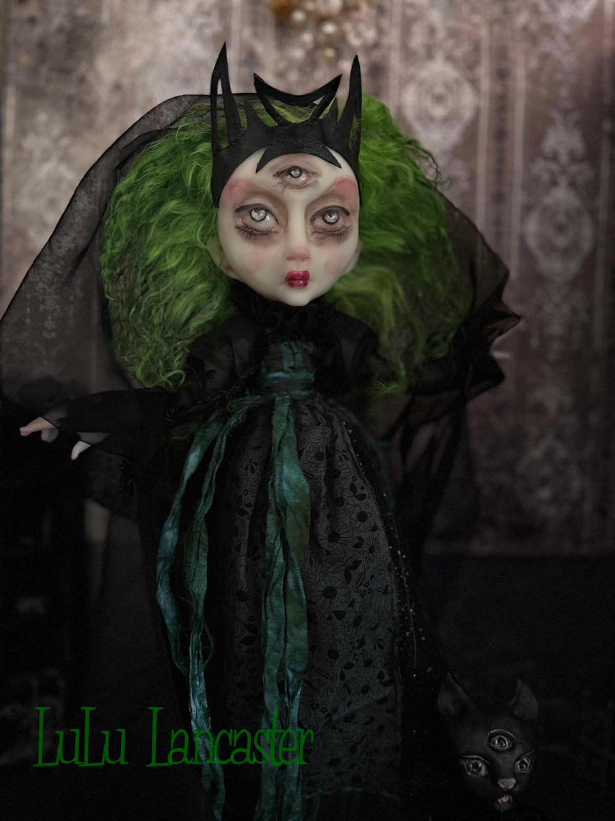 Verity the 3rd eye Witch Original LuLu Lancaster Art Doll