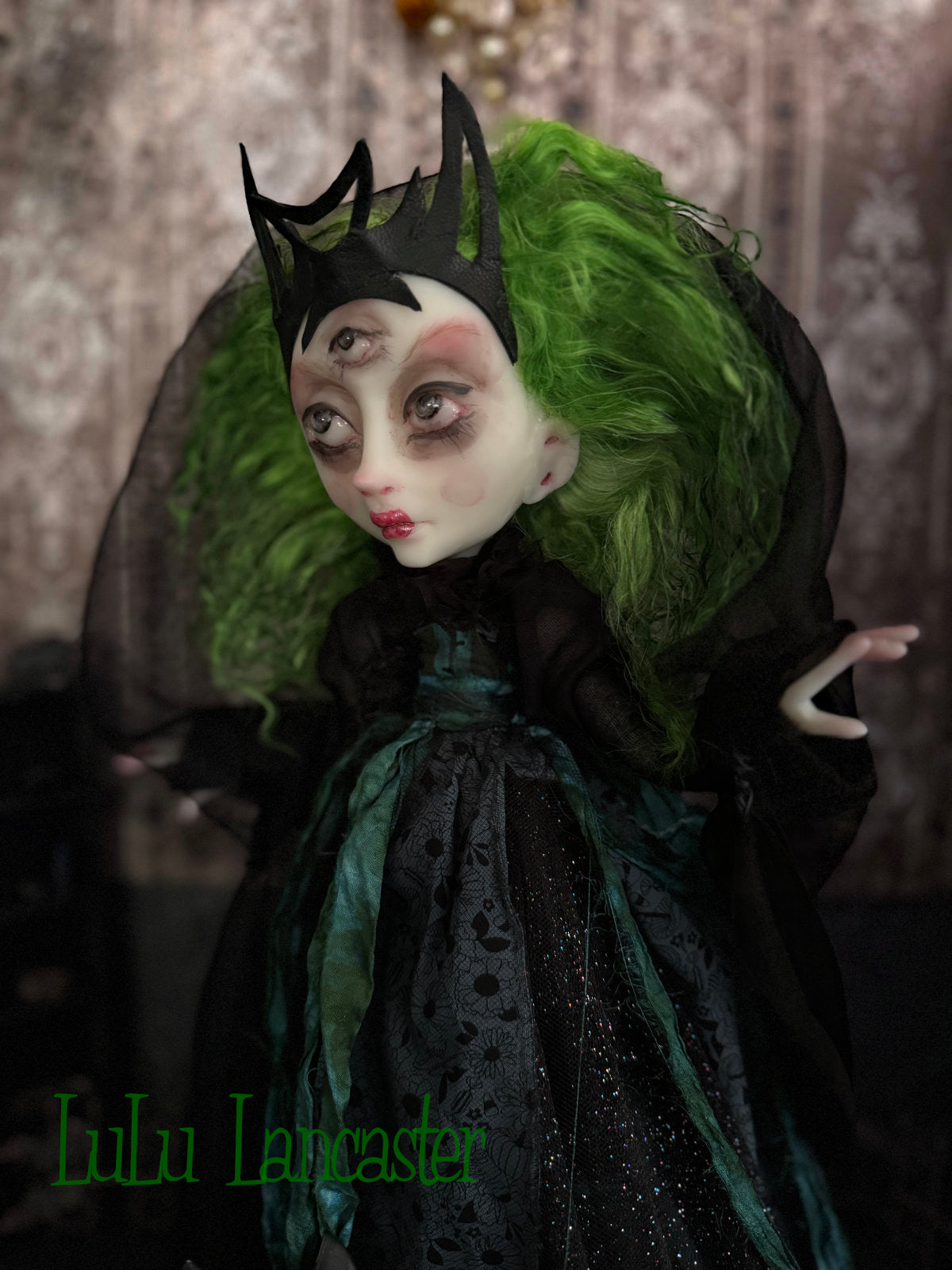 Verity the 3rd eye Witch Original LuLu Lancaster Art Doll