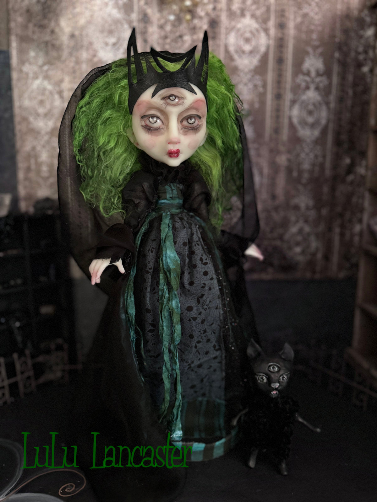 Verity the 3rd eye Witch Original LuLu Lancaster Art Doll