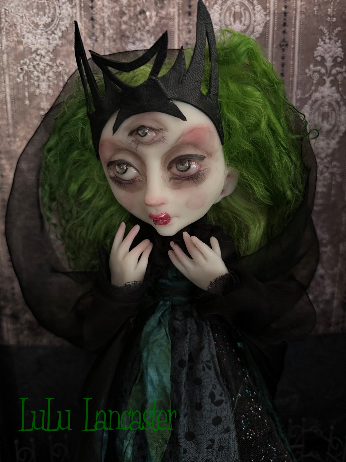 Verity the 3rd eye Witch Original LuLu Lancaster Art Doll