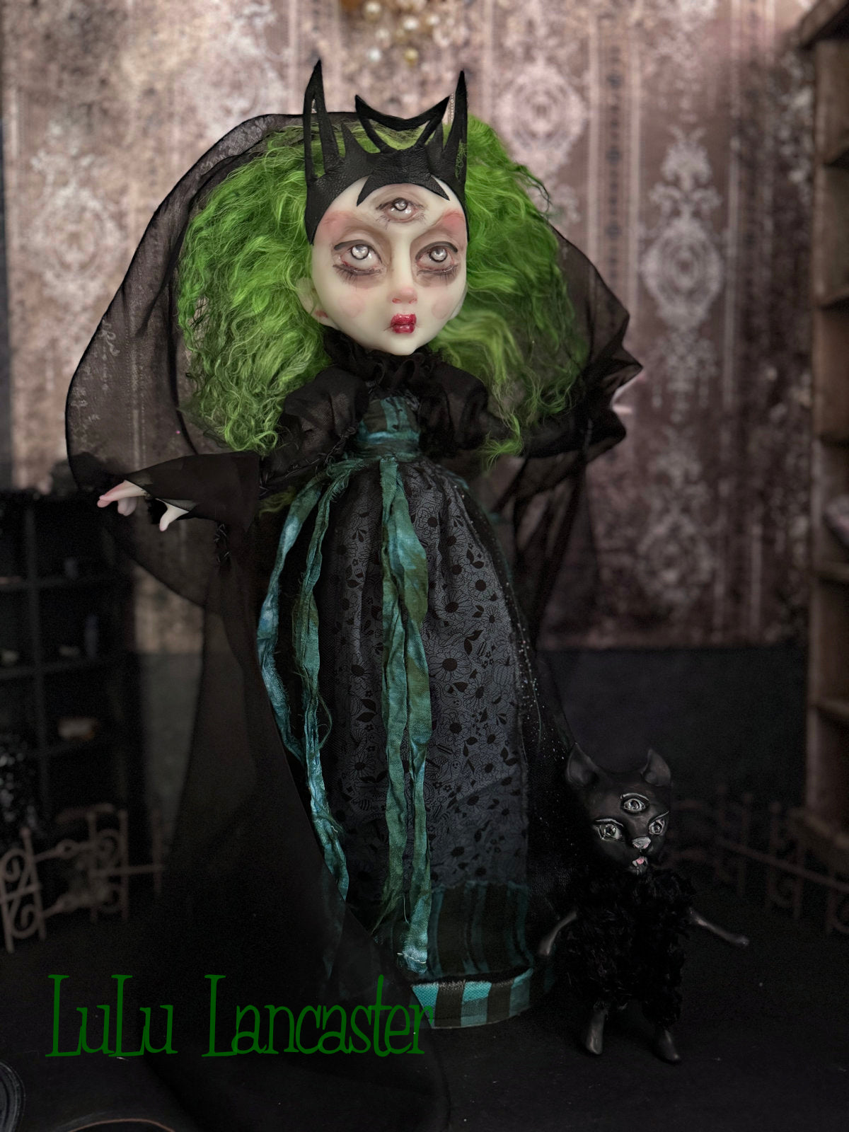 Verity the 3rd eye Witch Original LuLu Lancaster Art Doll
