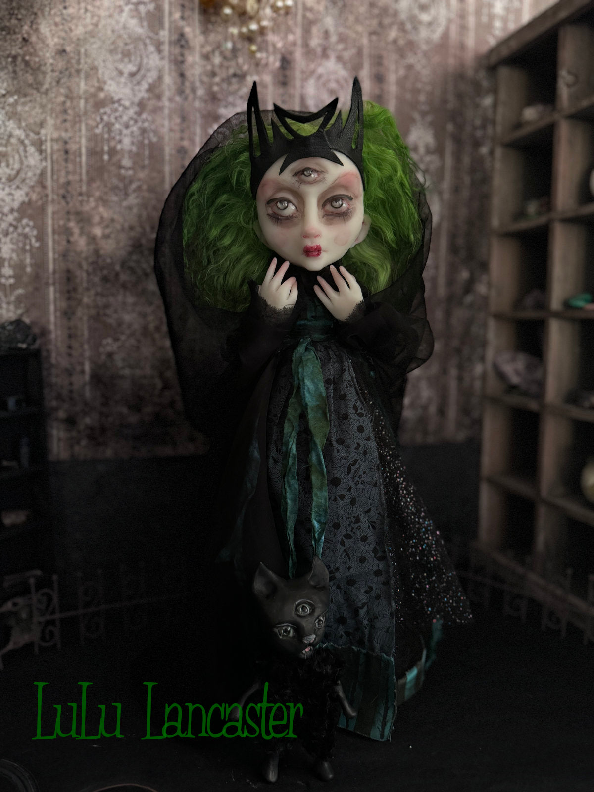 Verity the 3rd eye Witch Original LuLu Lancaster Art Doll