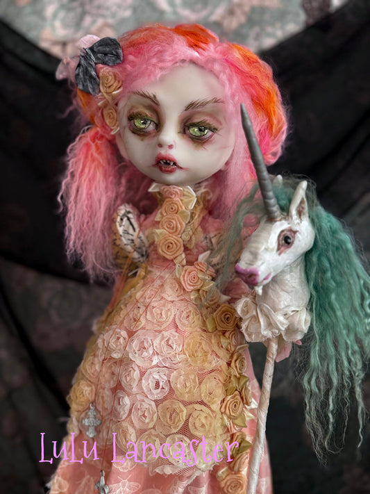 "We Found each other" Vampire Original LuLu Lancaster Art Dolls~Hinge Artist Collective Group Show Resonance