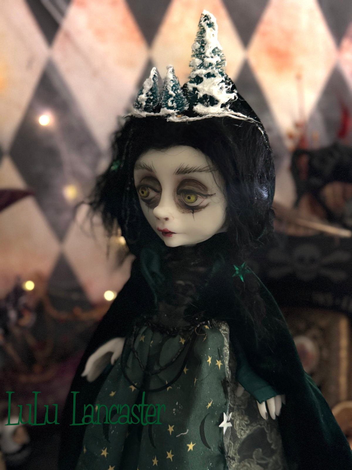 Willa the Winter Witch Holiday Original LuLu Lancaster Art Doll