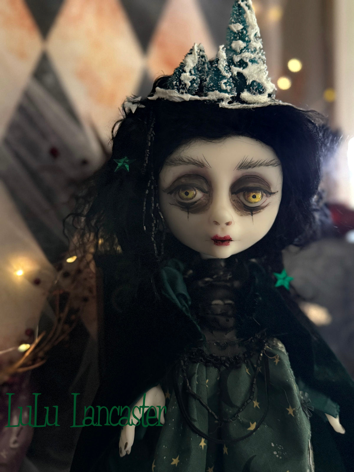 Willa the Winter Witch Holiday Original LuLu Lancaster Art Doll