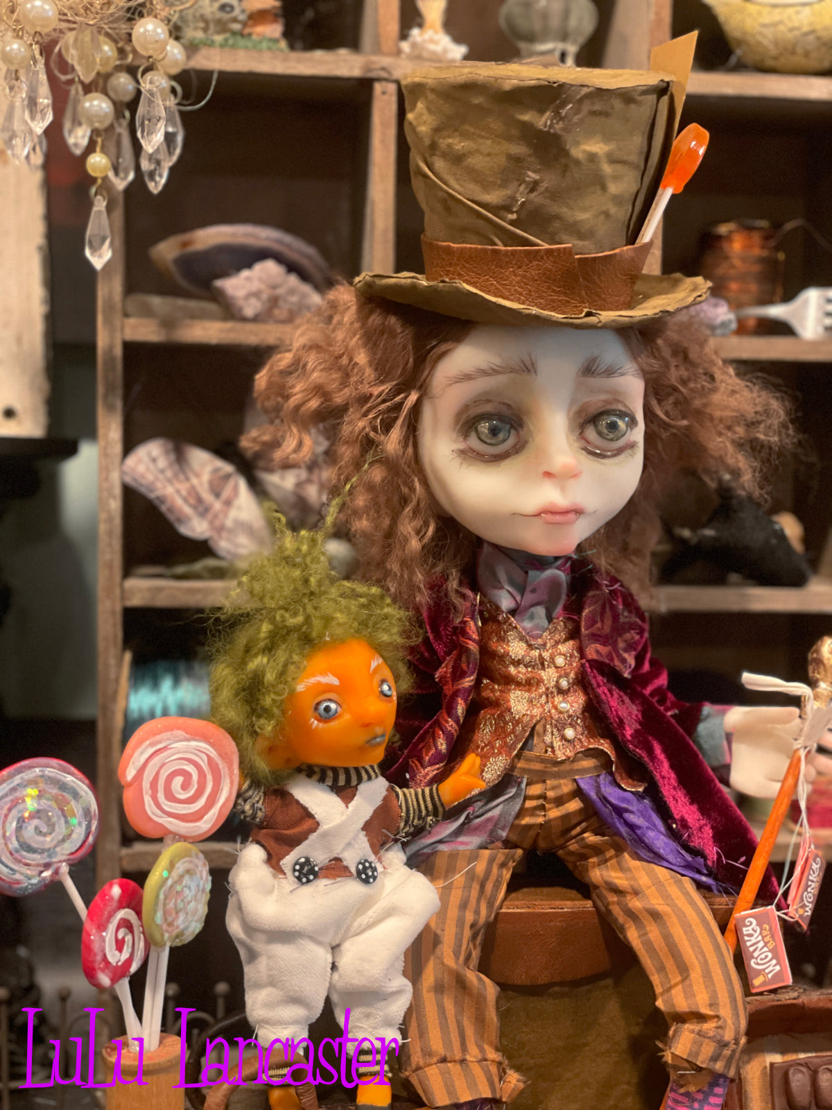 Traveling Willy Wonka Original LuLu Lancaster Art Doll