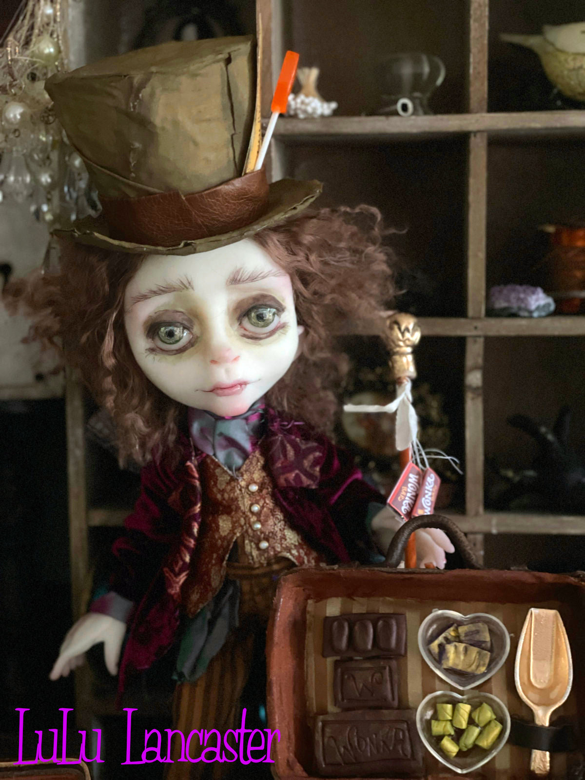 Traveling Willy Wonka Original LuLu Lancaster Art Doll