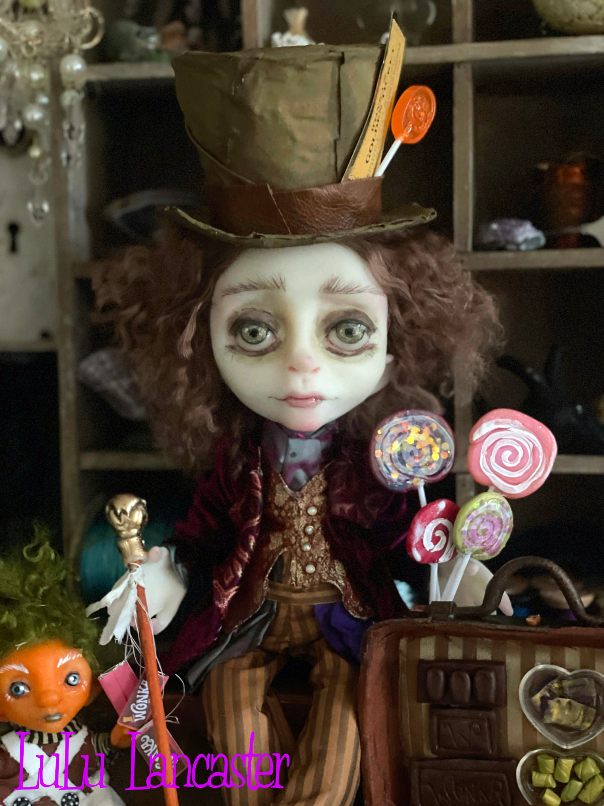 Traveling Willy Wonka Original LuLu Lancaster Art Doll