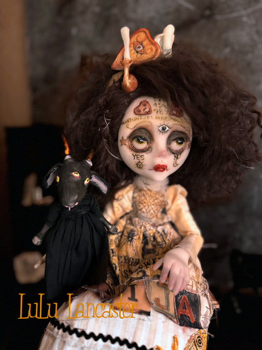 Wilmot ouija witches words~ Original LuLu Lancaster Art Doll