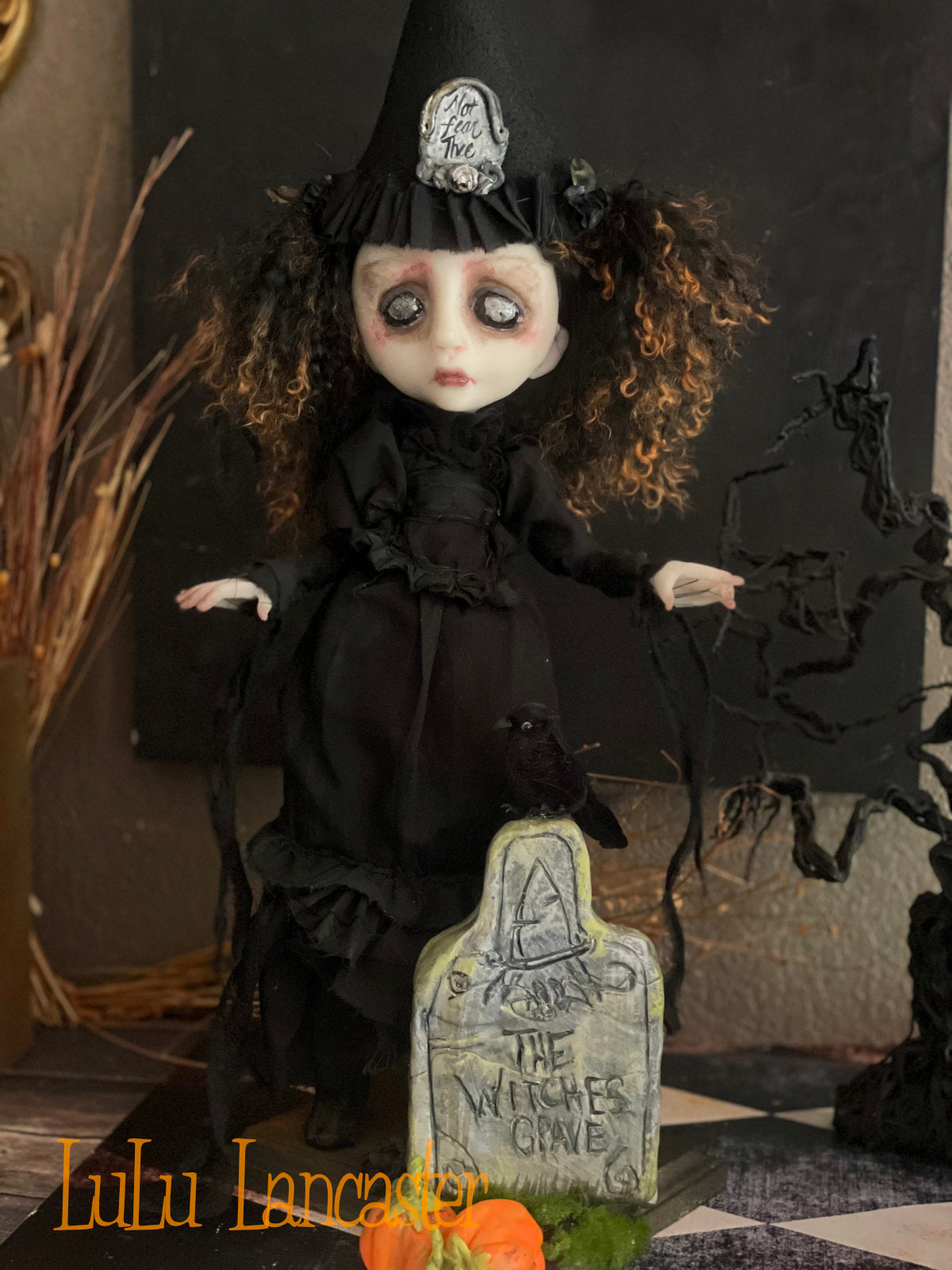 The Witches Grave Ghost Original LuLu Lancaster Halloween Art Doll