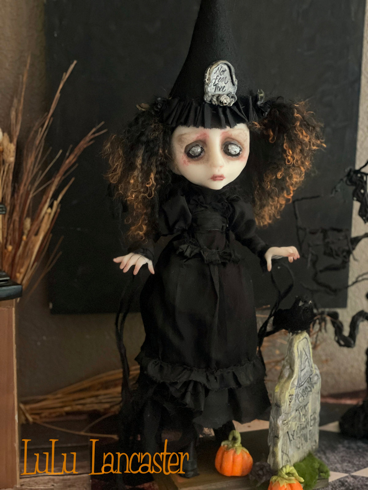 The Witches Grave Ghost Original LuLu Lancaster Halloween Art Doll