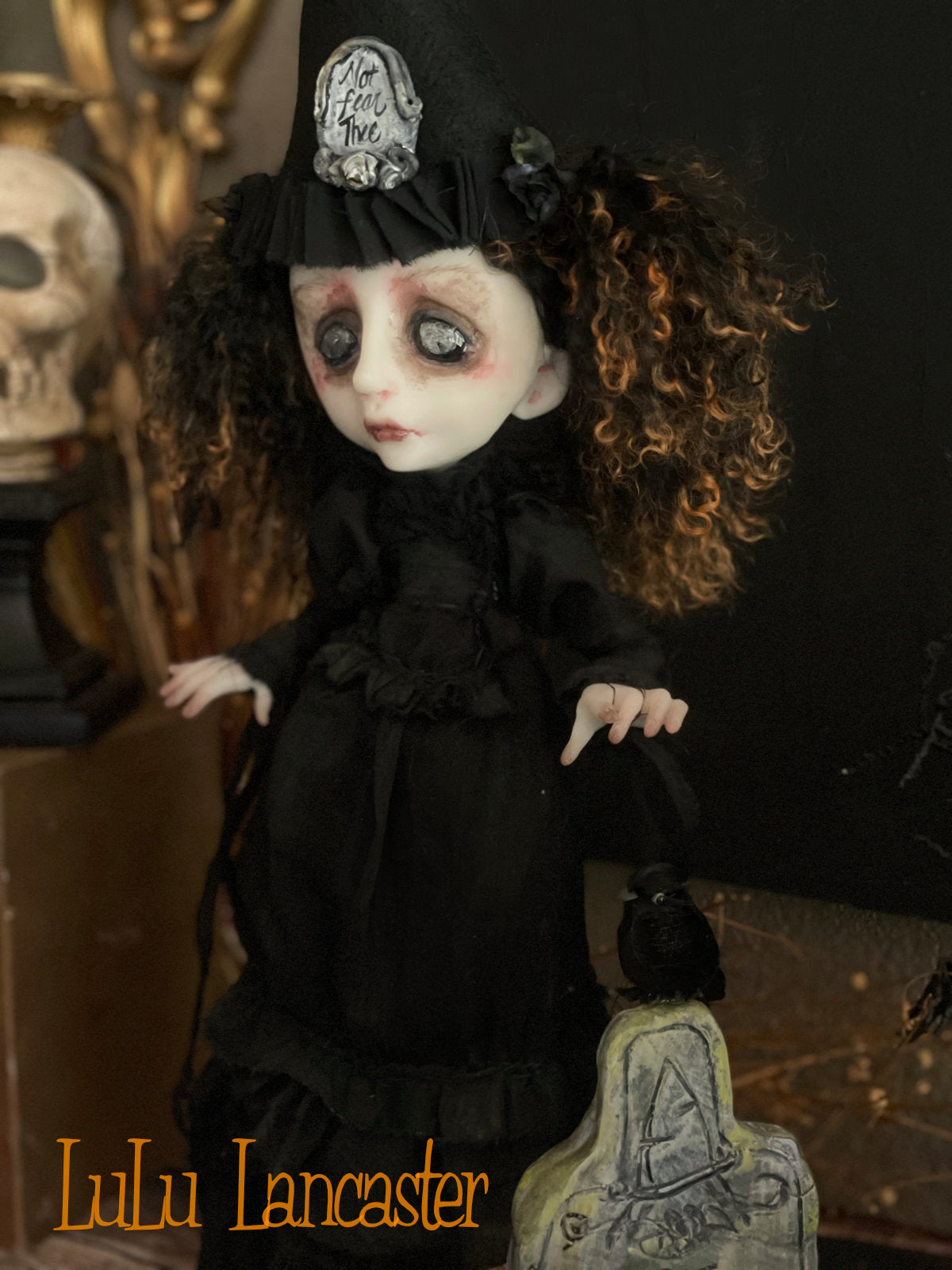 The Witches Grave Ghost Original LuLu Lancaster Halloween Art Doll