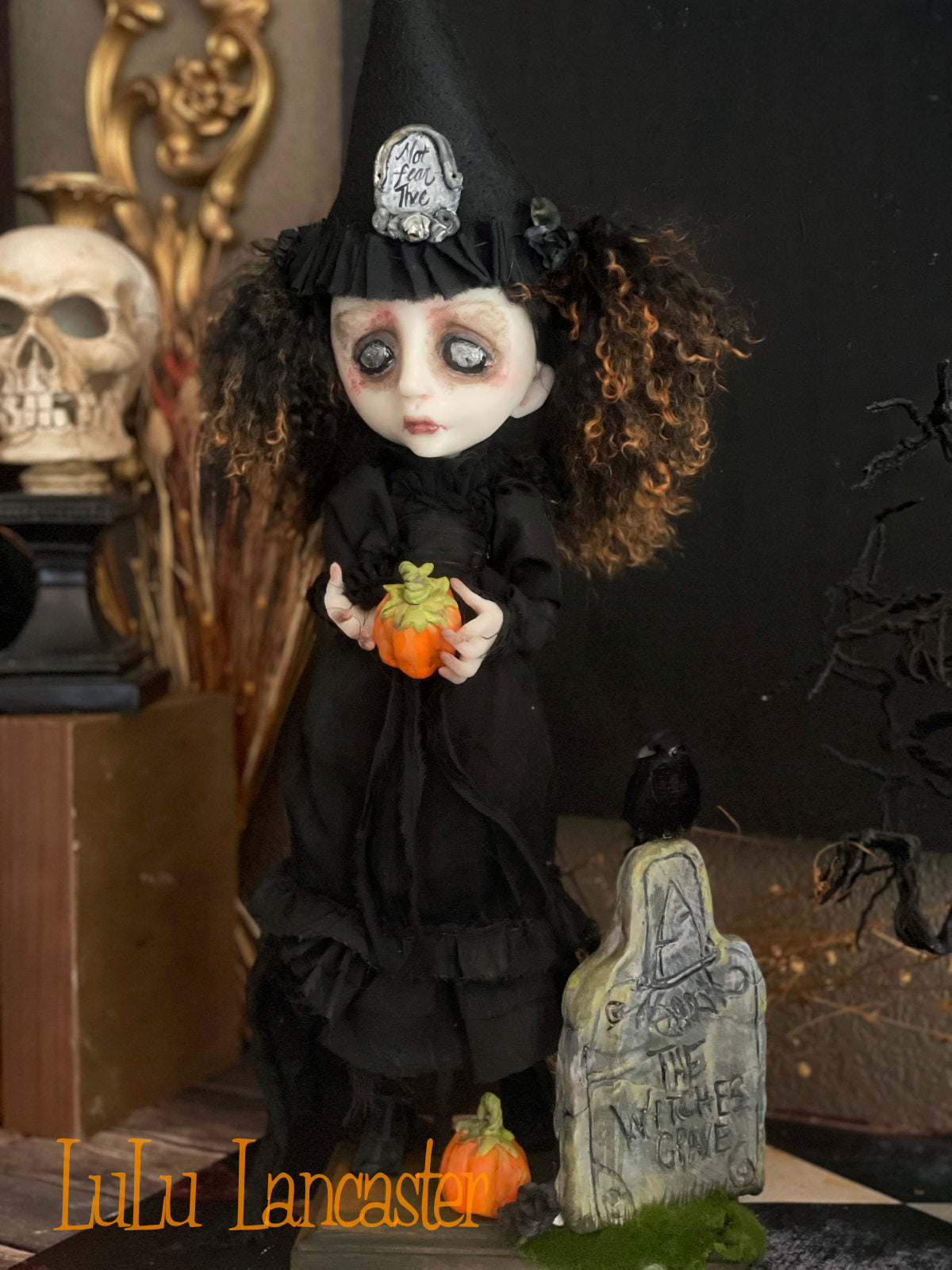 The Witches Grave Ghost Original LuLu Lancaster Halloween Art Doll