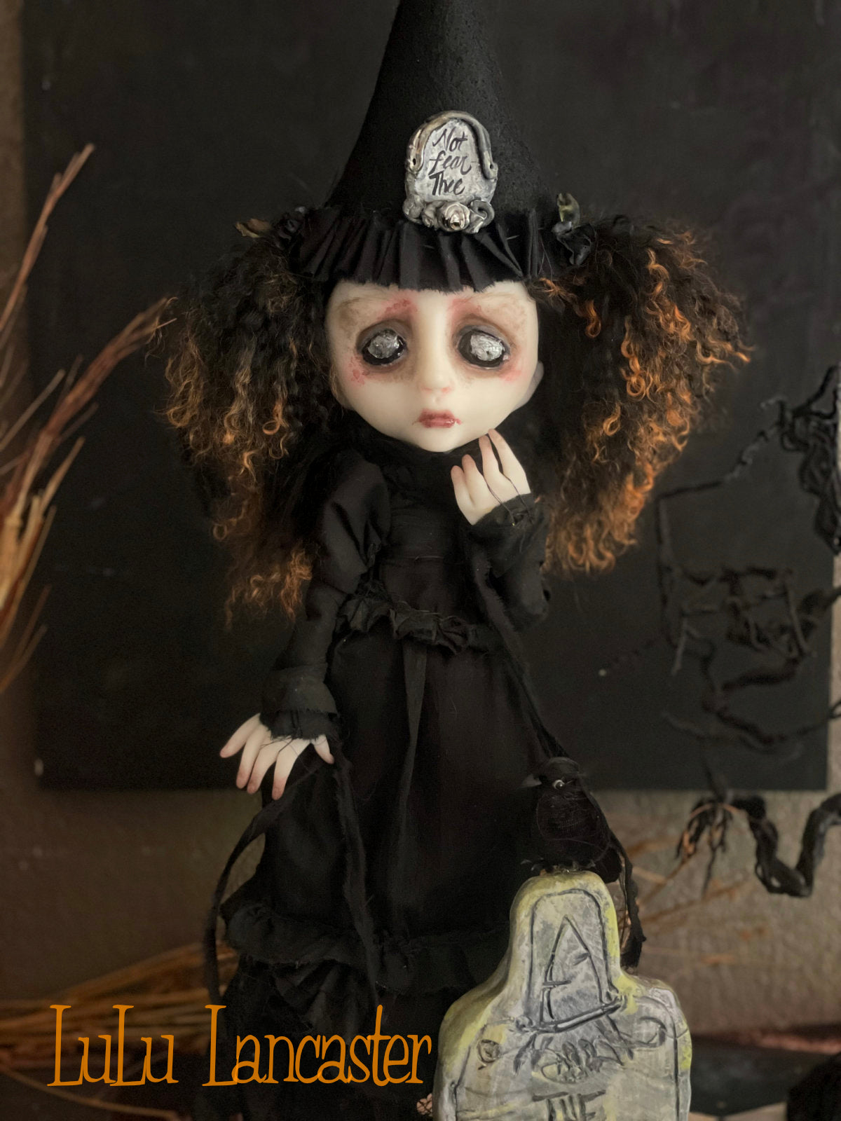 The Witches Grave Ghost Original LuLu Lancaster Halloween Art Doll
