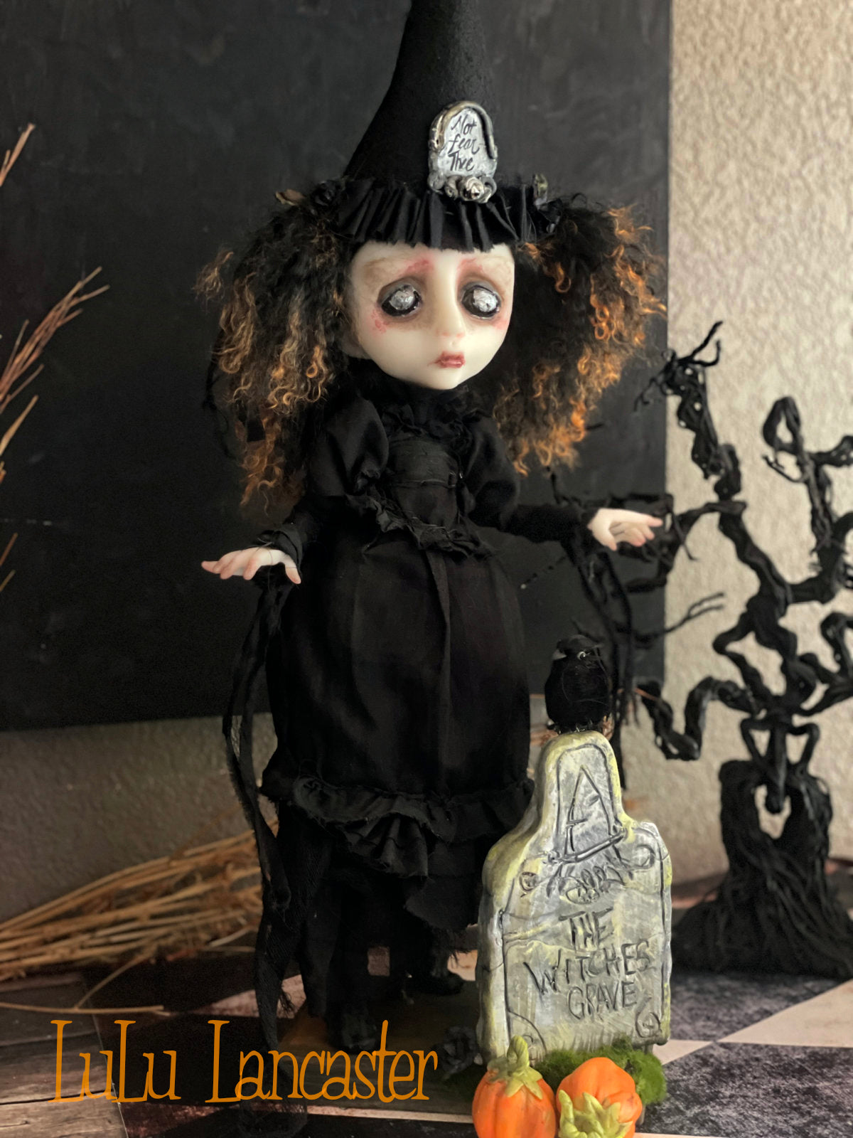 The Witches Grave Ghost Original LuLu Lancaster Halloween Art Doll