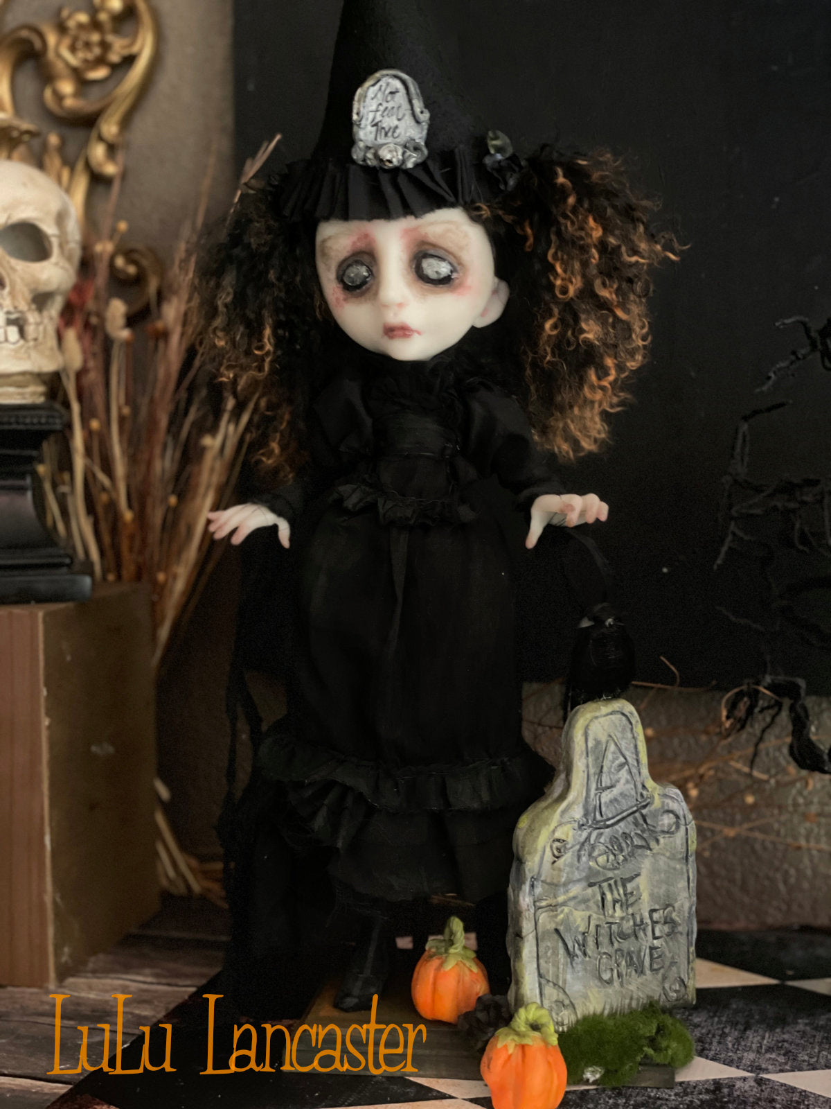 The Witches Grave Ghost Original LuLu Lancaster Halloween Art Doll