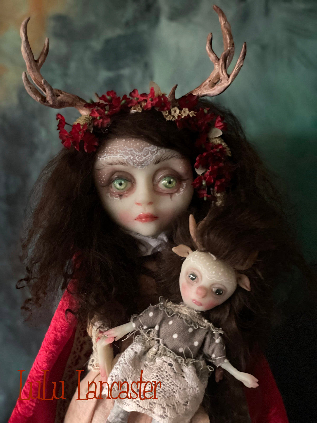 Dariel the Deer Original LuLu Lancaster Art Doll