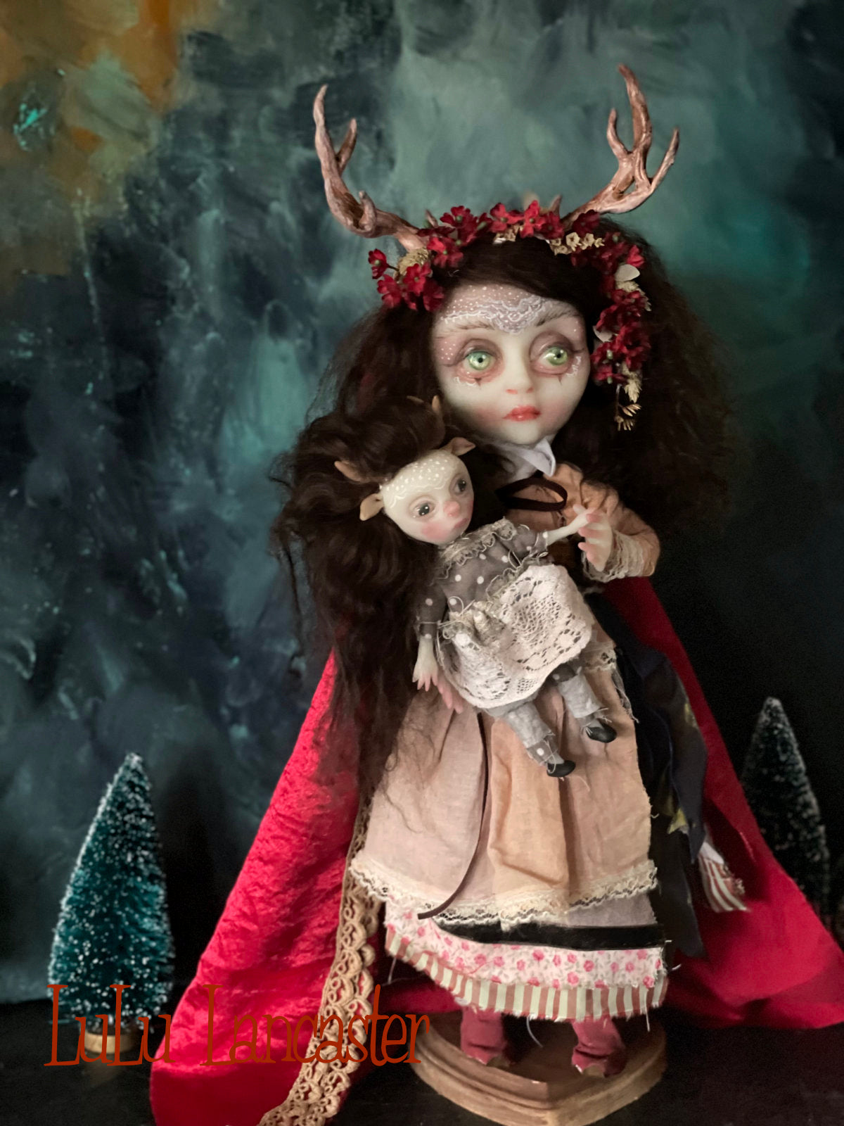 Dariel the Deer Original LuLu Lancaster Art Doll