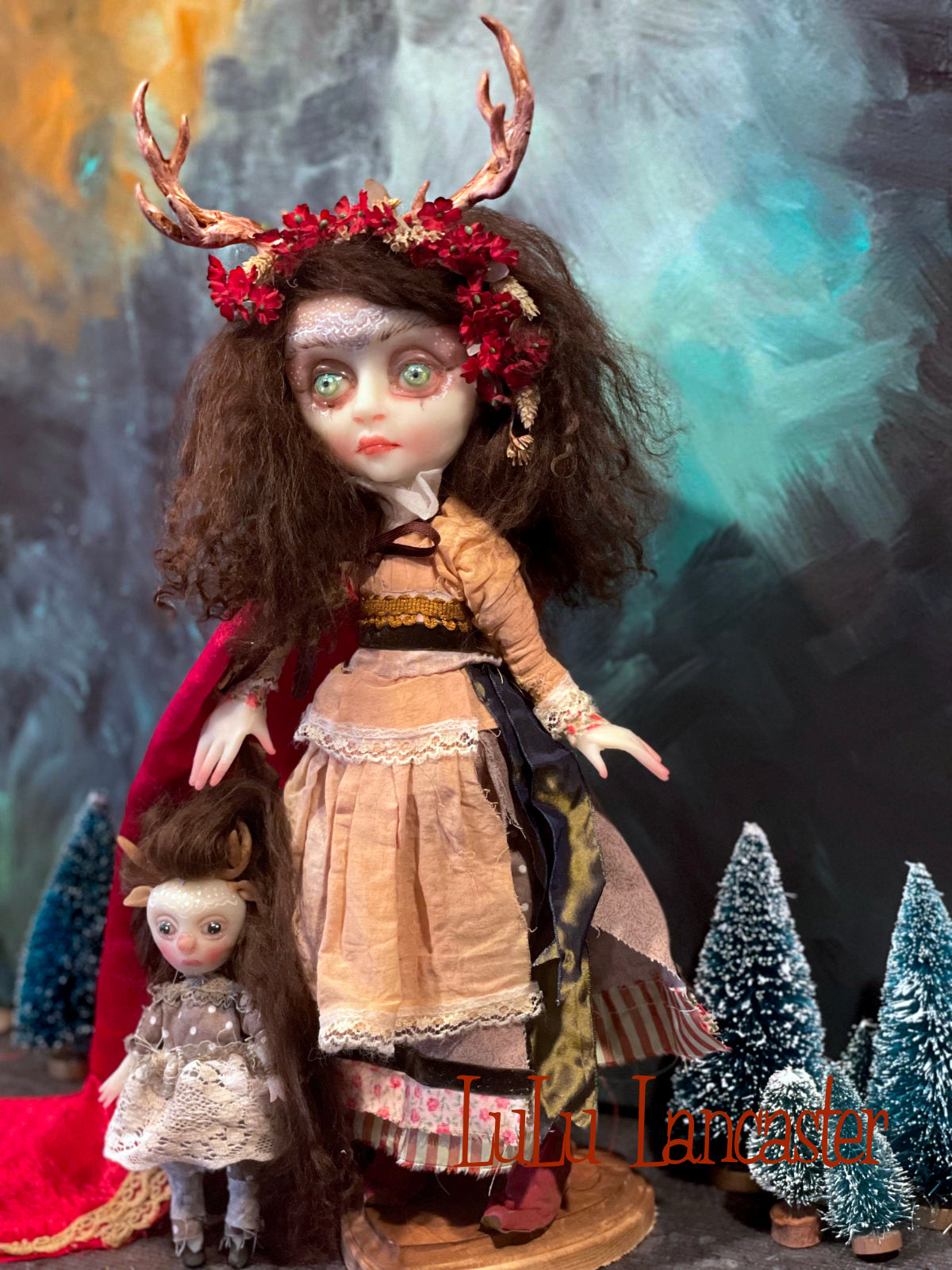 Dariel the Deer Original LuLu Lancaster Art Doll
