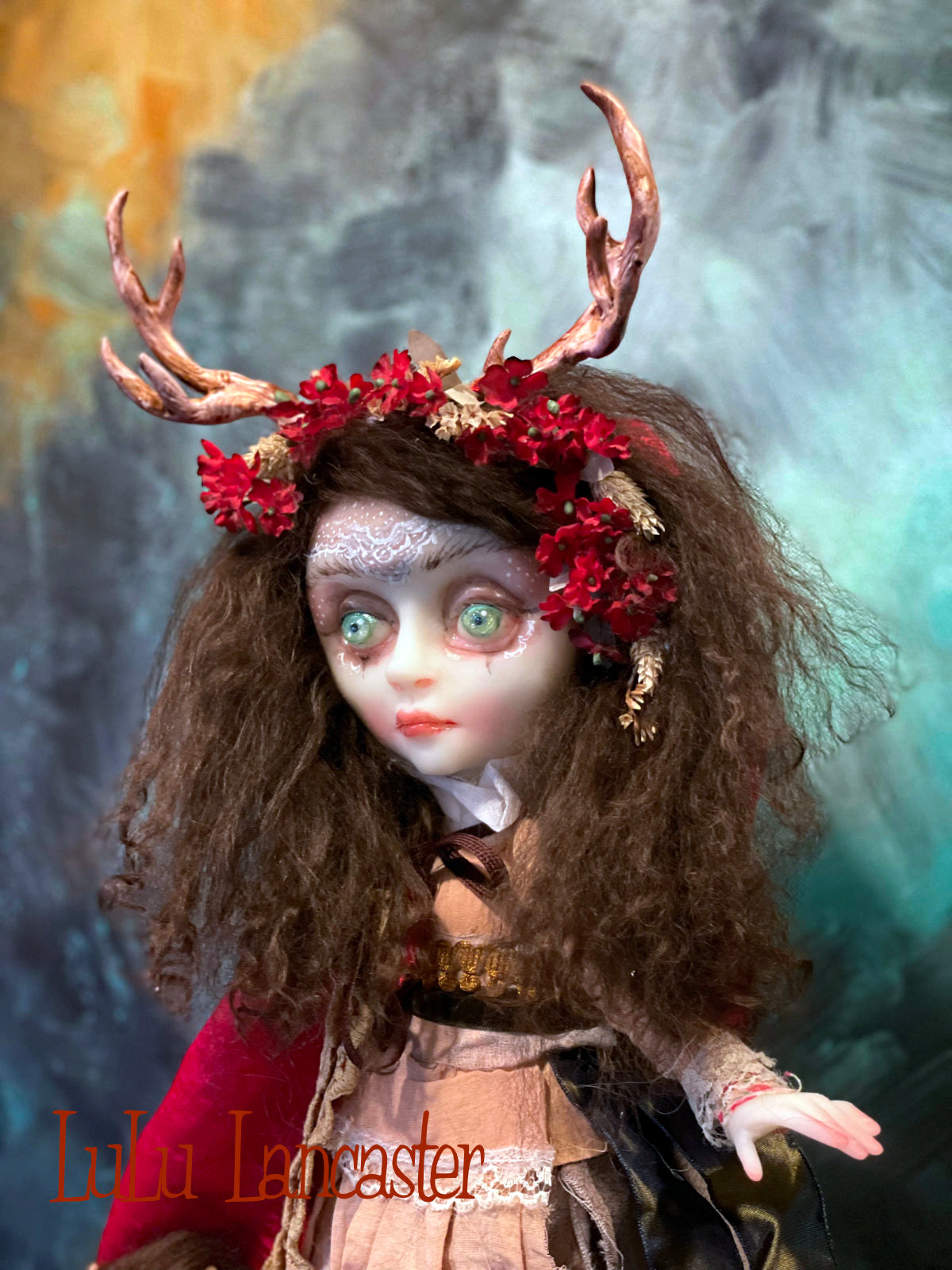 Dariel the Deer Original LuLu Lancaster Art Doll