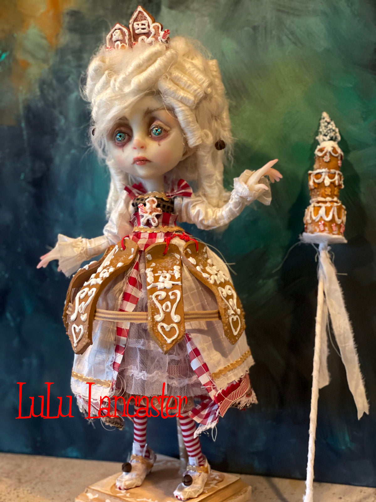 Genovese Gingerbread Rococo Holiday Original LuLu Lancaster Art Doll