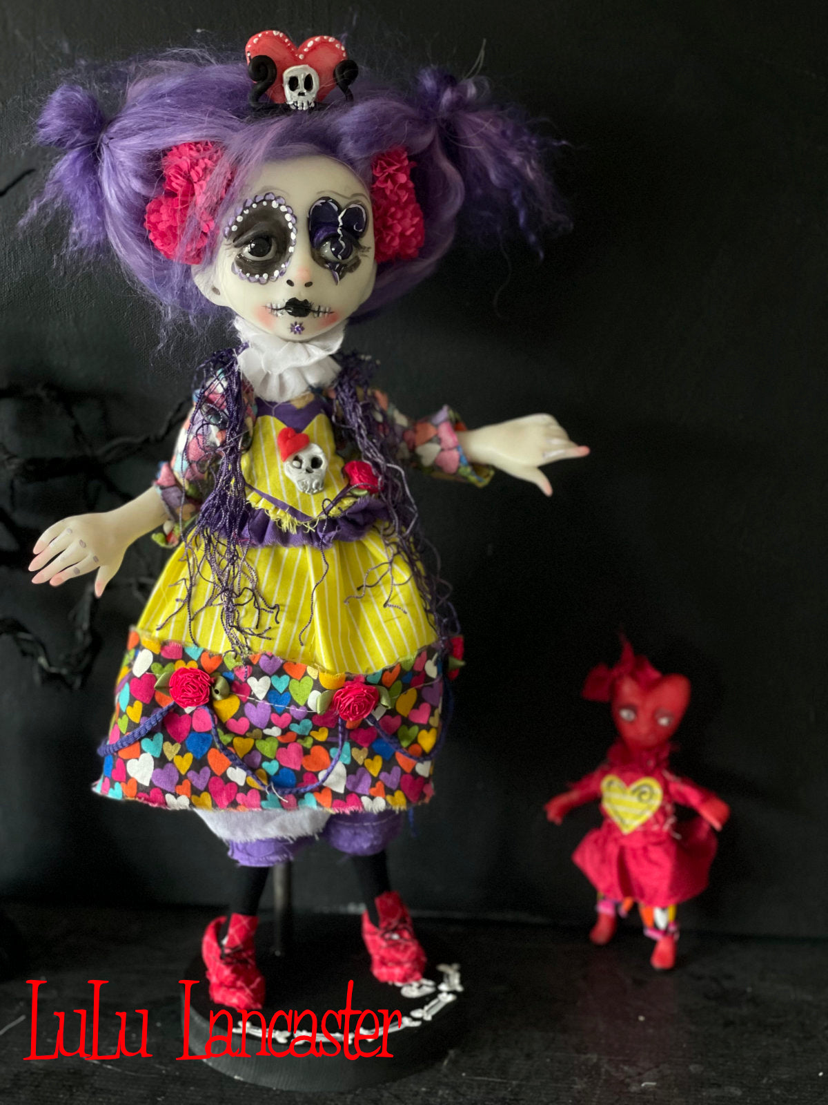 Lamora Valentine Muerta death doll  Original LuLu Lancaster Art Doll