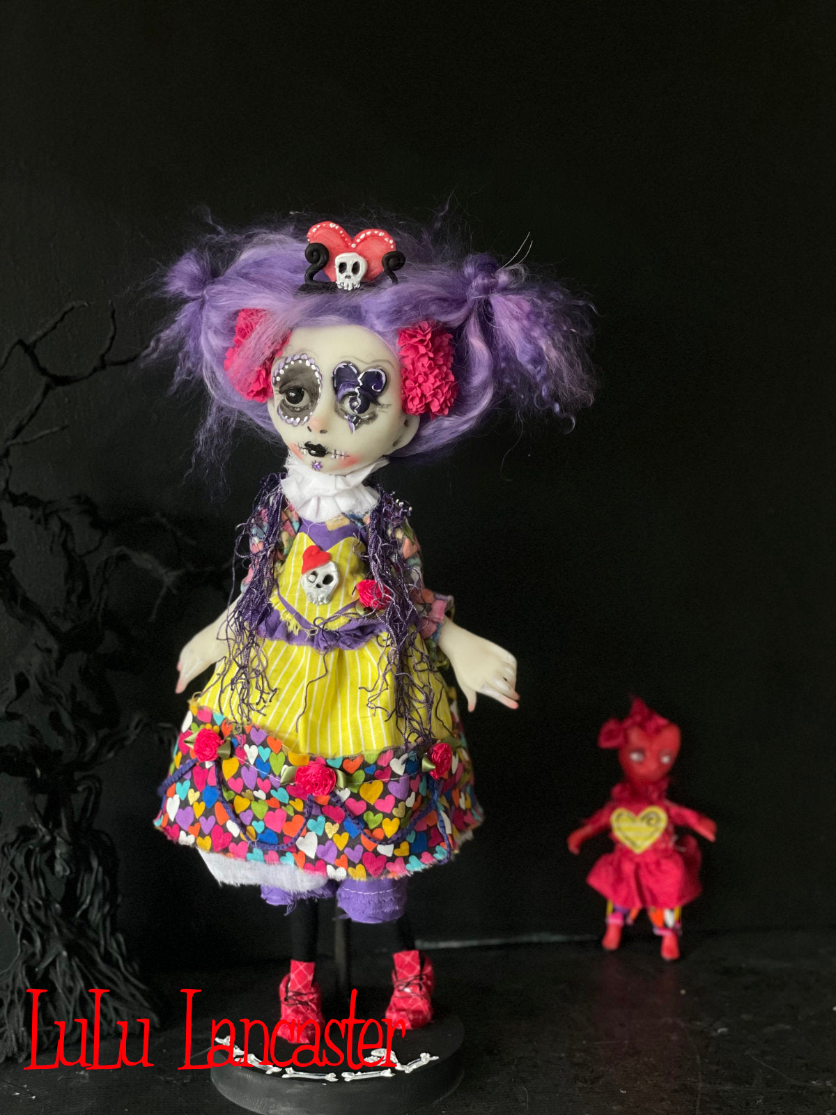 Lamora Valentine Muerta death doll  Original LuLu Lancaster Art Doll
