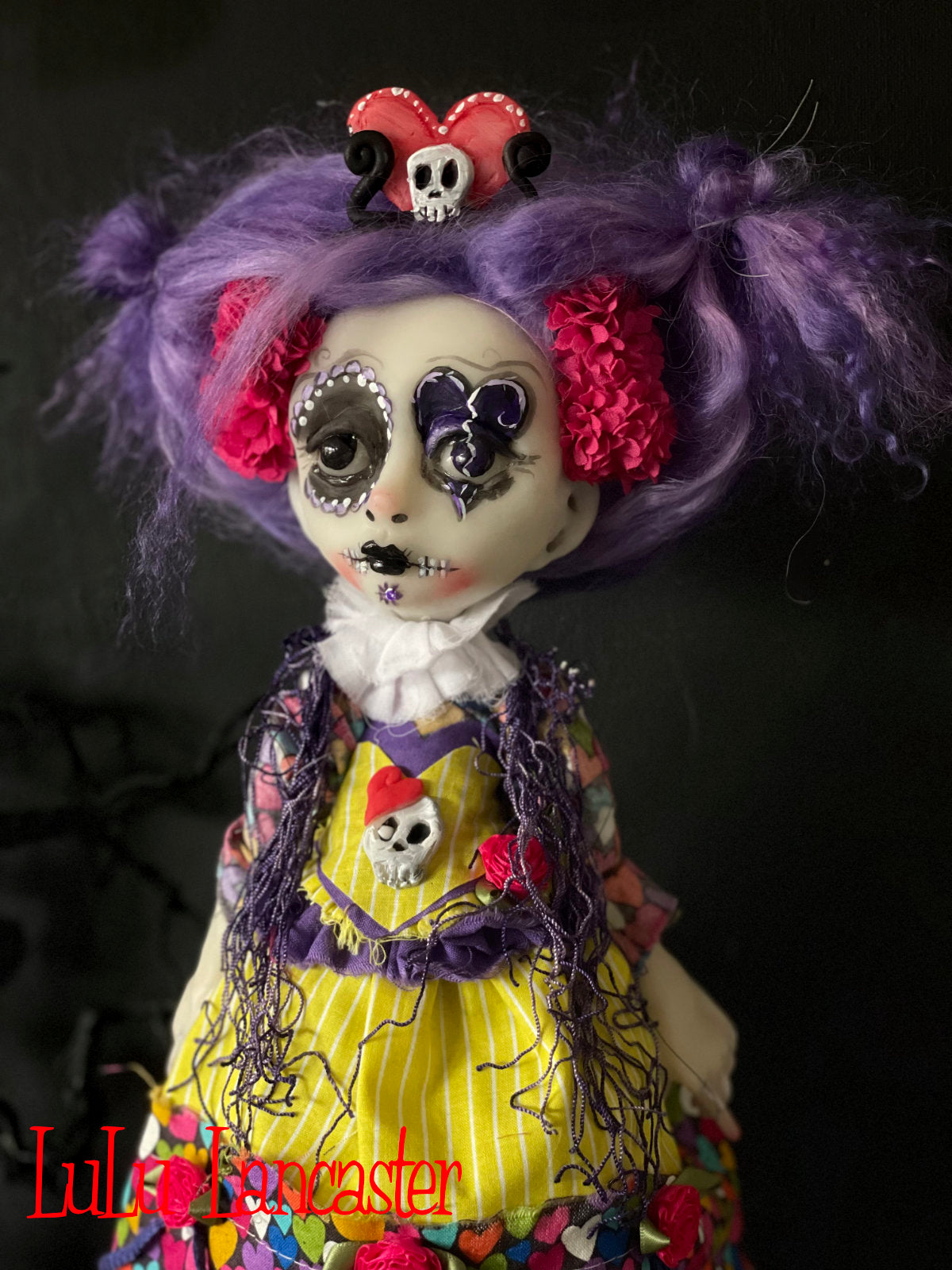 Lamora Valentine Muerta death doll  Original LuLu Lancaster Art Doll