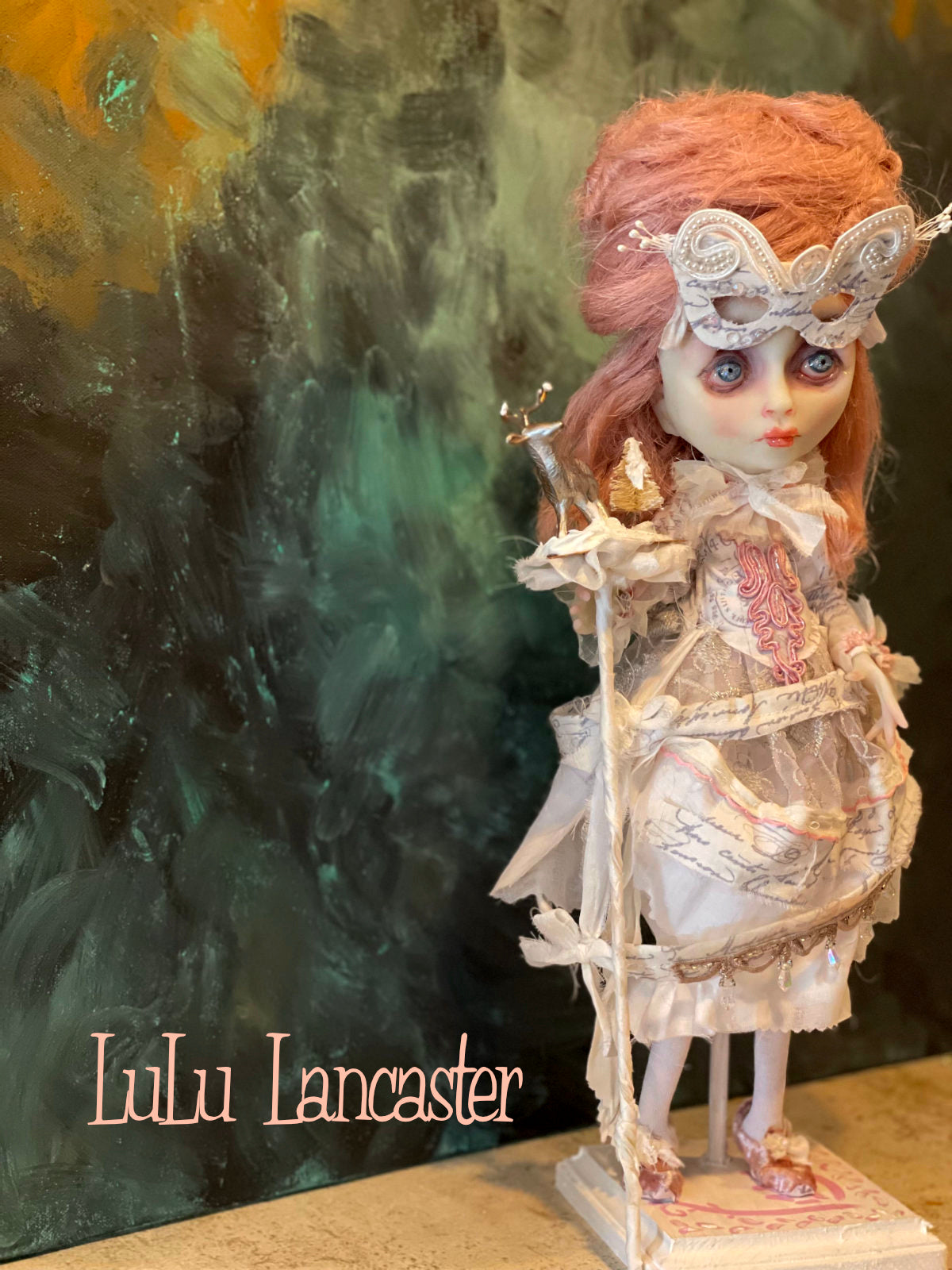 Mykah Masquerade Rococo Holiday Original LuLu Lancaster Art Doll