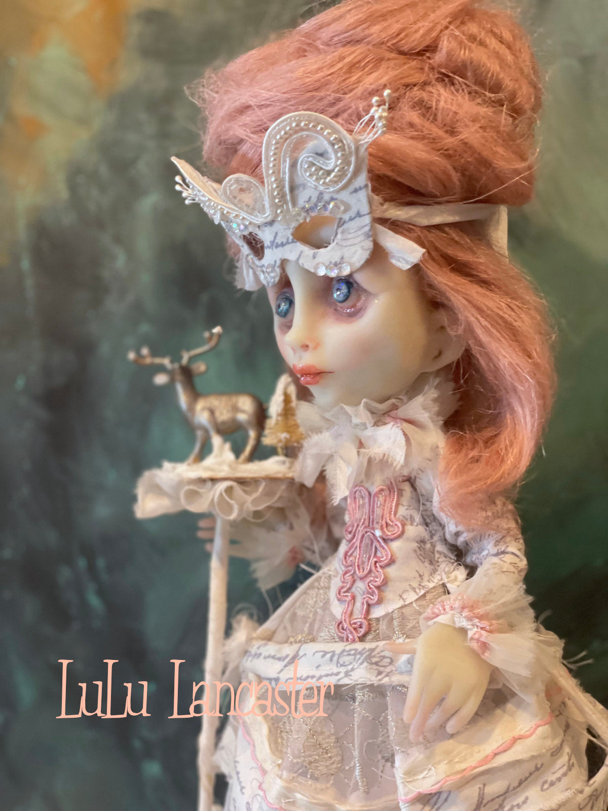 Mykah Masquerade Rococo Holiday Original LuLu Lancaster Art Doll
