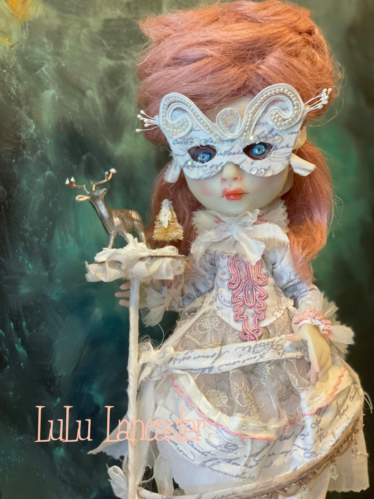 Mykah Masquerade Rococo Holiday Original LuLu Lancaster Art Doll