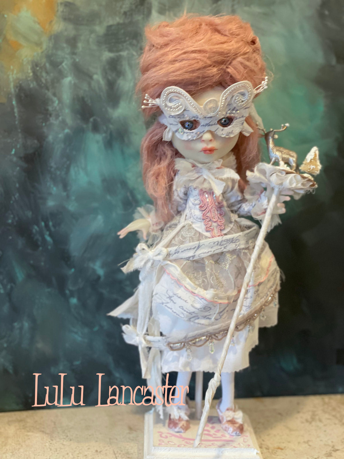 Mykah Masquerade Rococo Holiday Original LuLu Lancaster Art Doll