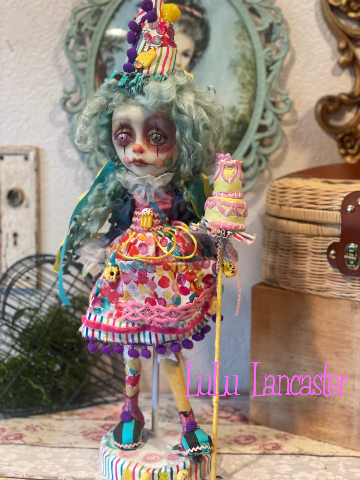 Topsy PoP the clown Original LuLu Lancaster Art Doll