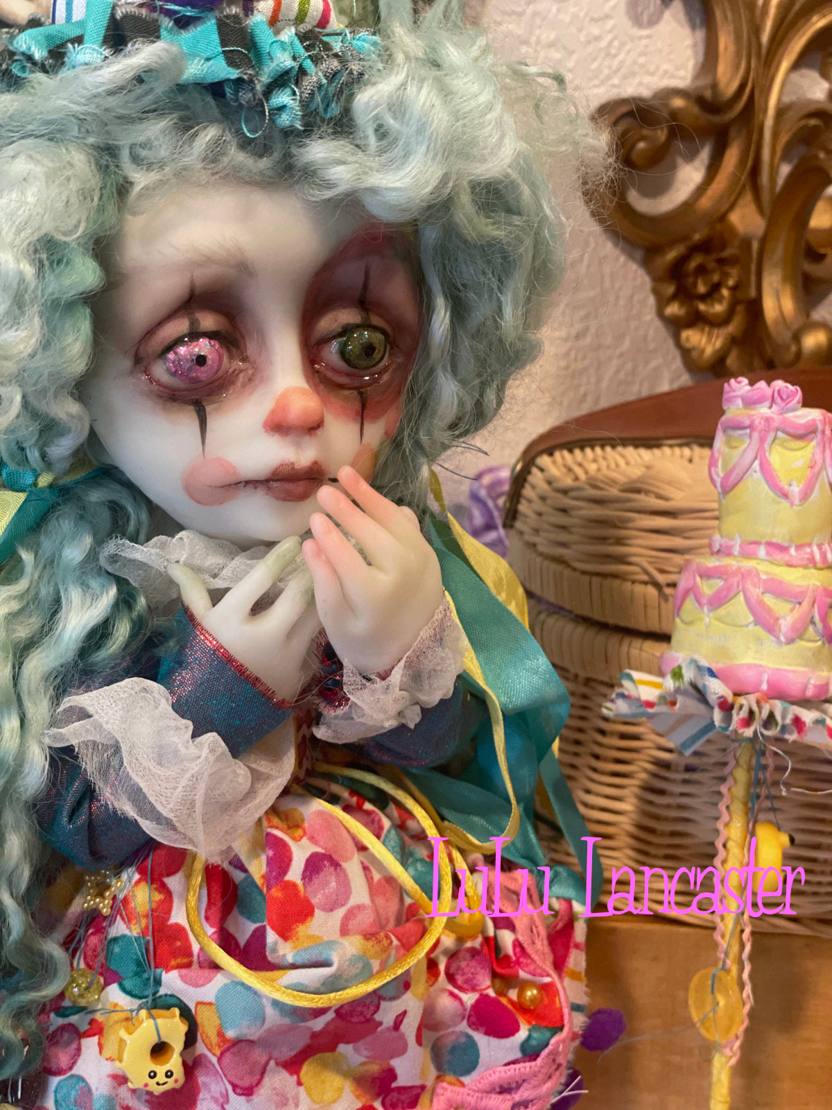 Topsy PoP the clown Original LuLu Lancaster Art Doll