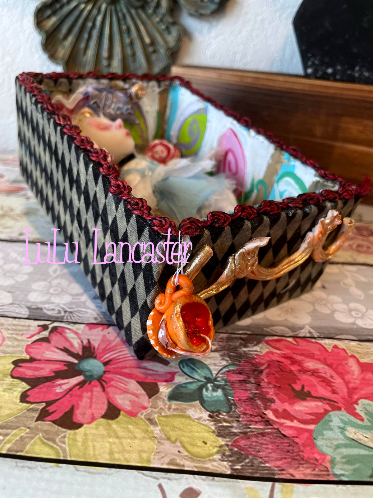 Miniature Sleeping Alice in box LuLu's Wonderland Original LuLu Lancaster Art Doll