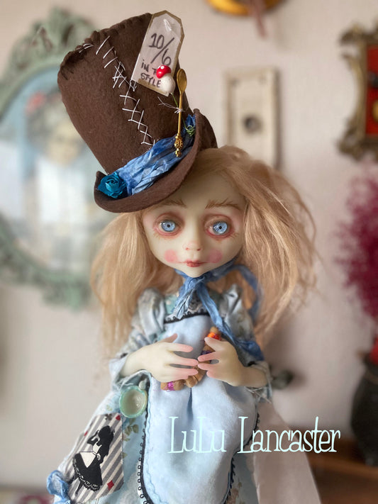 Alice Hatter Mashup LuLu's Wonderland Original LuLu Lancaster Art Doll