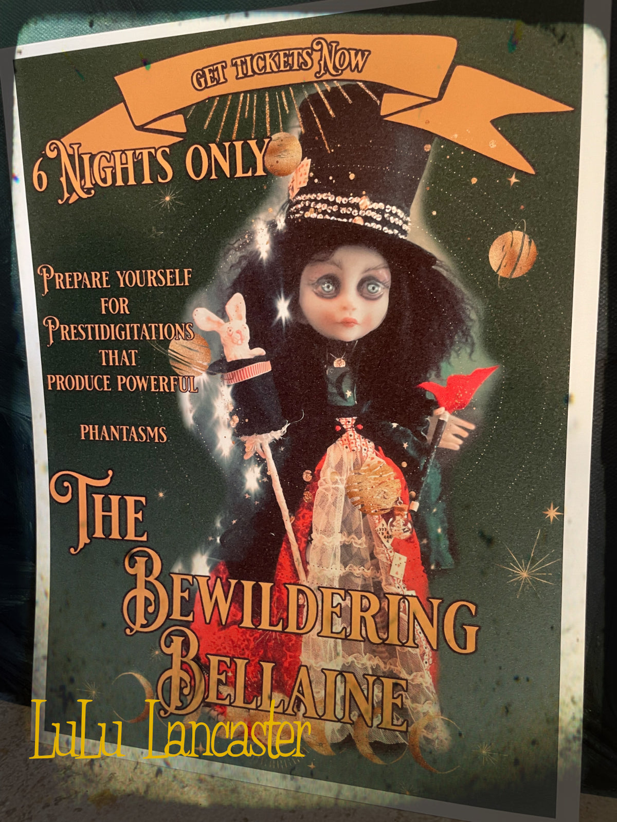 The Bewildering Bellaine the Magician Original LuLu Lancaster Art Doll