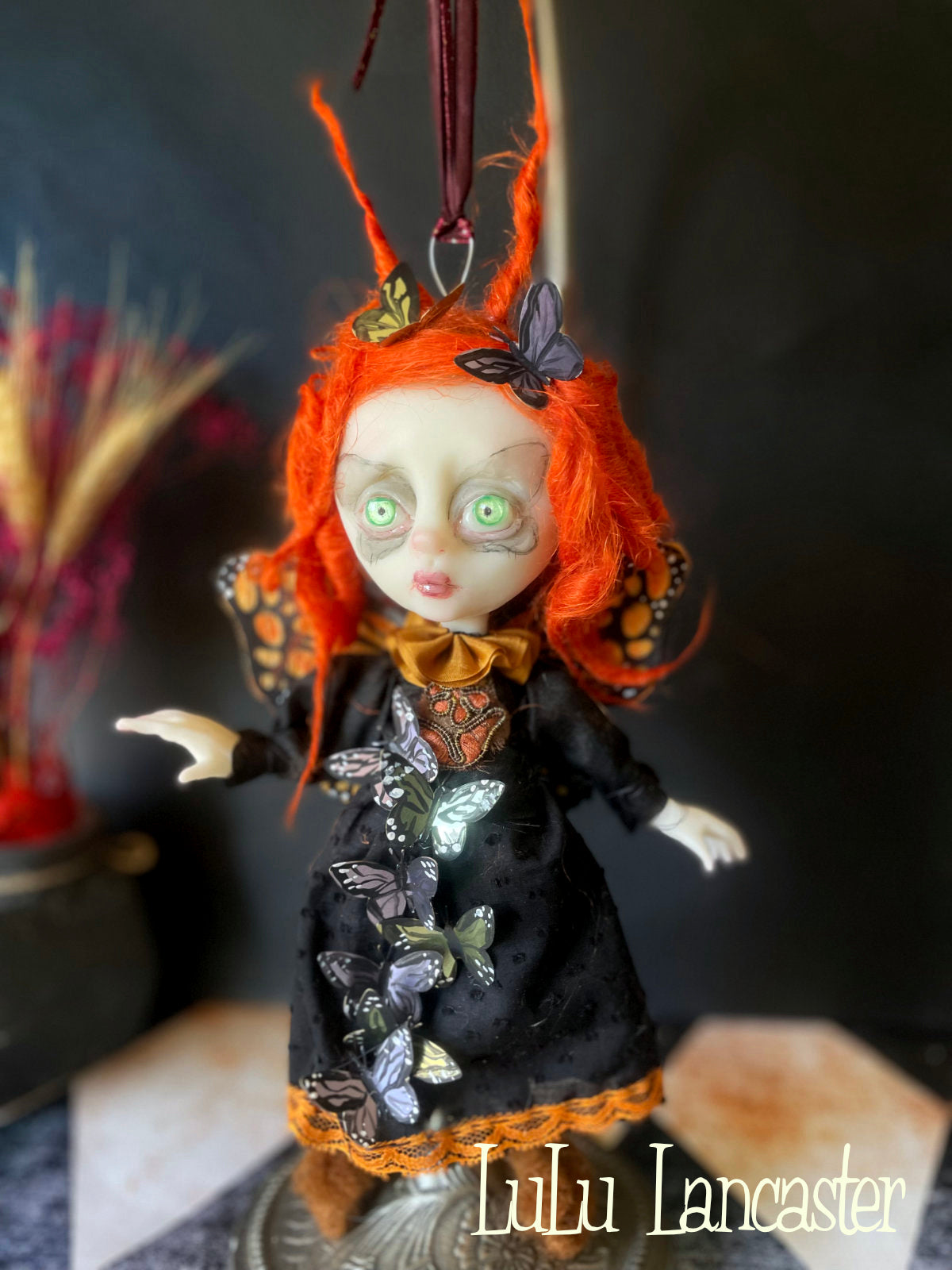 Mini Hanging Butterfly Anya Original LuLu Lancaster Art Doll