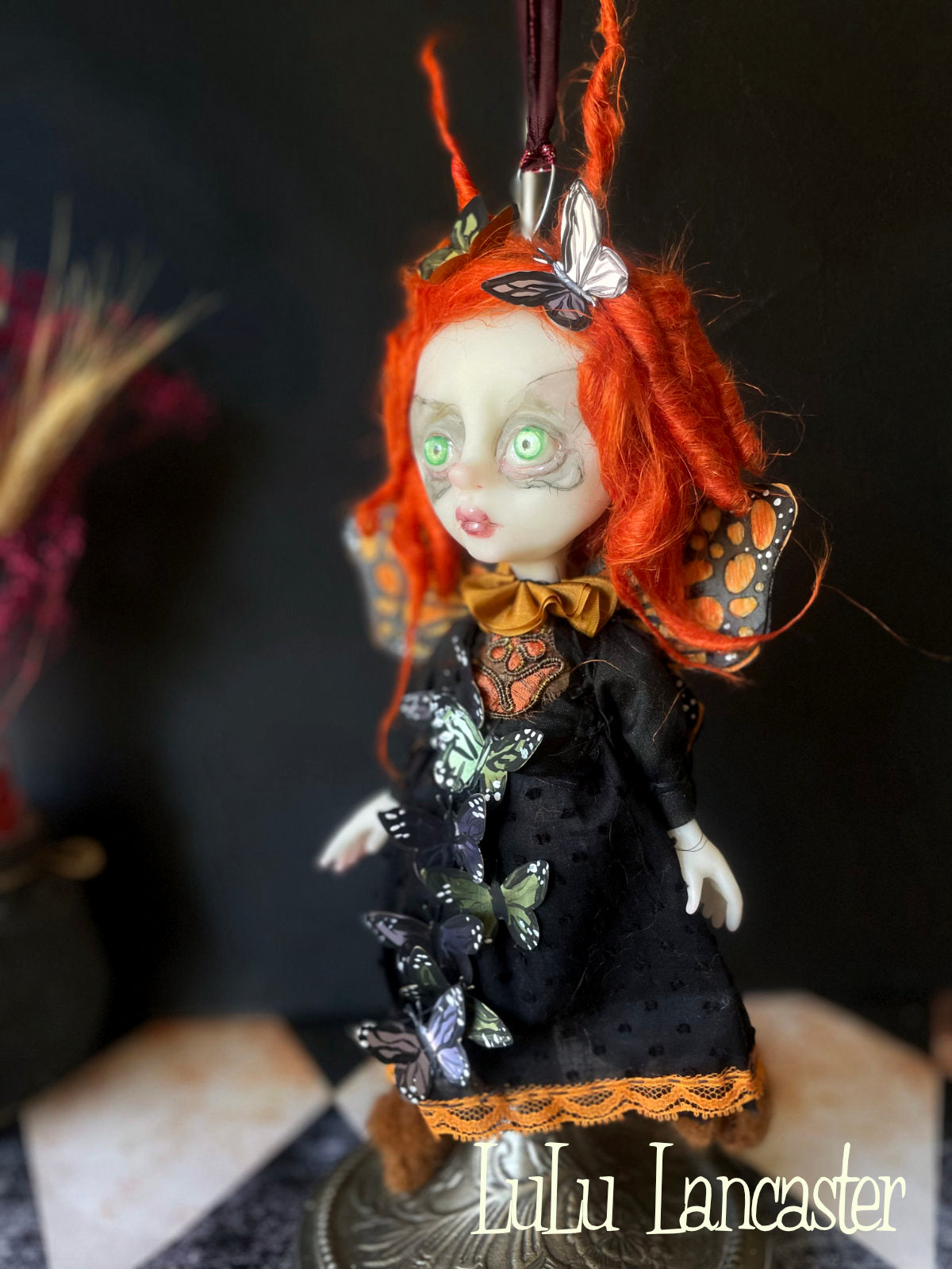Mini Hanging Butterfly Anya Original LuLu Lancaster Art Doll