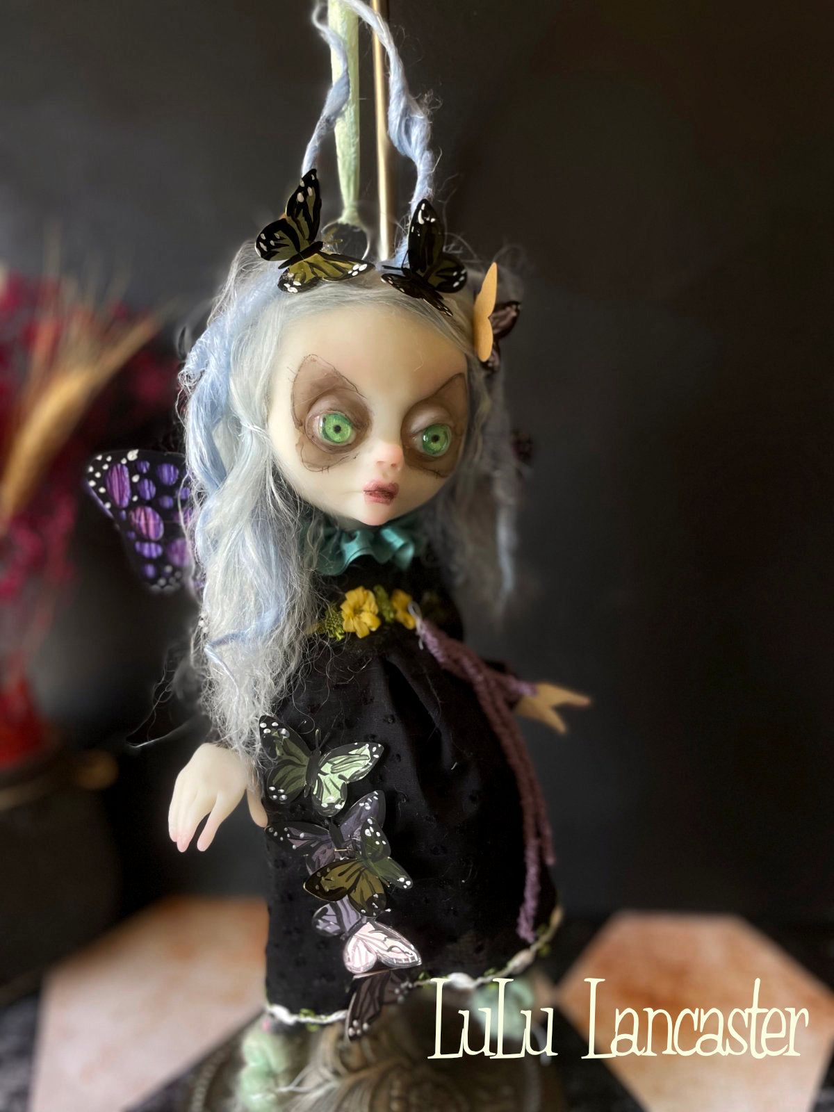 Mini Hanging Butterfly Asiah Original LuLu Lancaster Art Doll