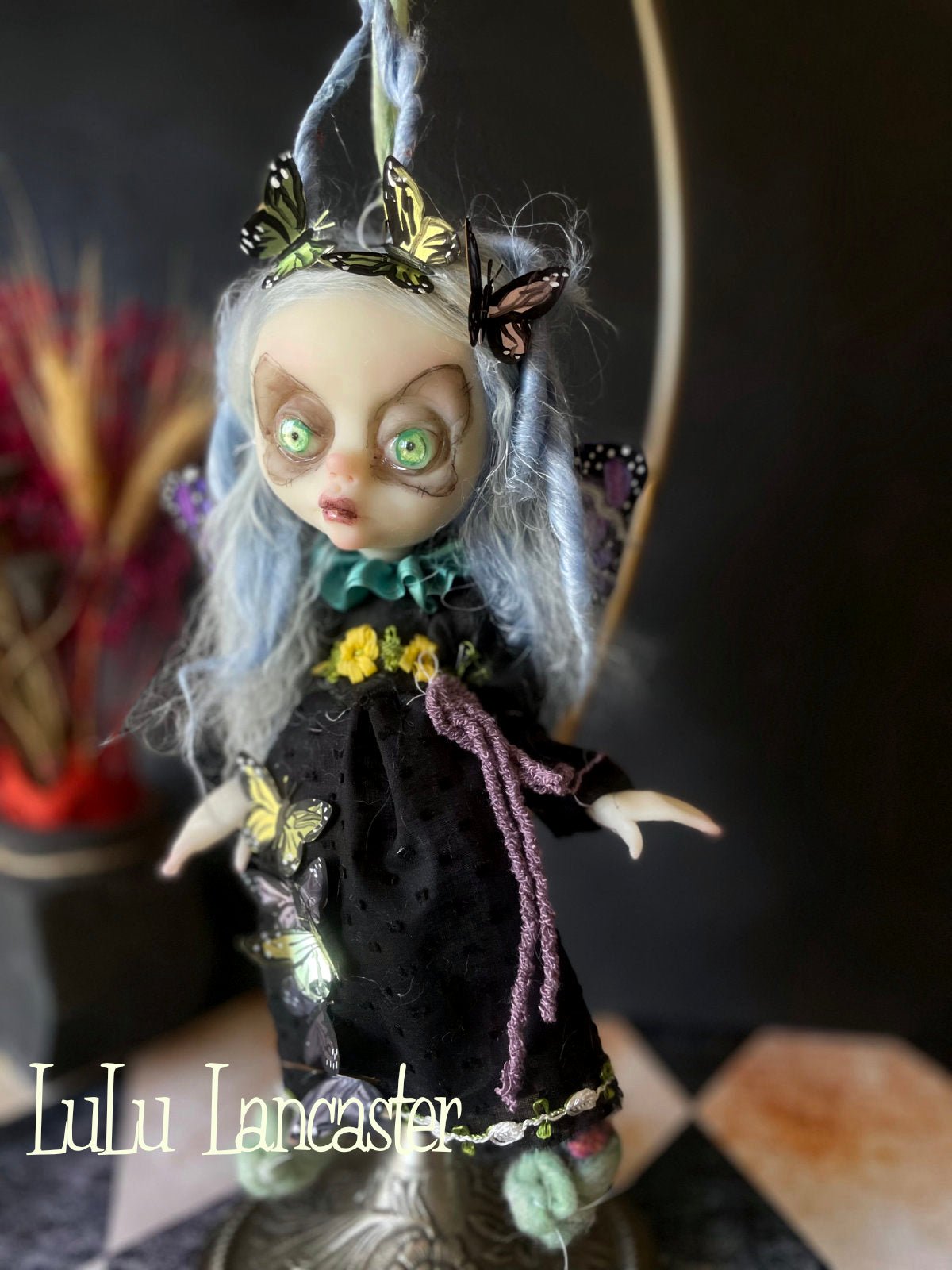 Mini Hanging Butterfly Asiah Original LuLu Lancaster Art Doll